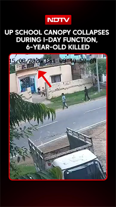 6-Year-Old Killed As School Gate Canopy Collapses During Independence Day Event In Sambhal