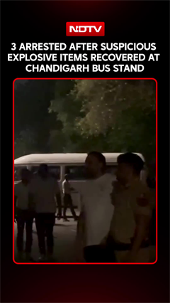 Chandigarh News| 3 People Arrested After Suspected Explosive Material Found Near Sector-43 Bus Stand