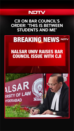 Chief Justice Of India On Bar Council's Order: "This Is Between Students And Me"