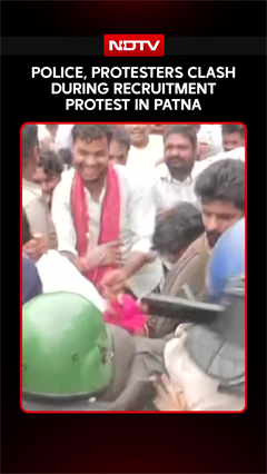 Bihar News | Scuffle Breaks Out Between Protesters, Police During Recruitment Protest In Patna