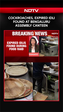 Bengaluru Assembly Canteen Video | Cockroaches, Expired Idli Found In Canteen At Assembly Complex
