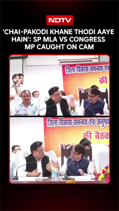 &lsquo;Chai-Pakodi Khane Thodi Aaye Hain&rsquo;: SP MLA Vs Congress MP Caught On Cam
