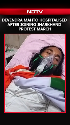 Student Leader Devendra Nath Mahto Hospitalised After Joining Jharkhand Protest March