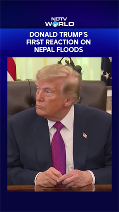 Donald Trump's First Reaction On Nepal Floods