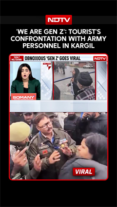Kargil Tourist News| 'We Are Gen Z, Won't Tolerate This Nonsense': Tourist Confronts Army In Kargil
