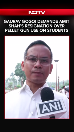 Gaurav Gogoi Demands Amit Shah's Resignation Over Alleged Pellet Gun Use On Protesters