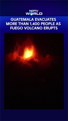 Guatemala Evacuates More Than 1,400 People As Fuego Volcano Erupts