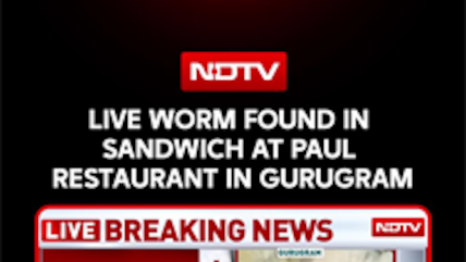 Gurugram: Live Worm Found In Sandwich At Paul Restaurant