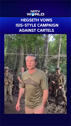 Pete Hegseth Vows ISIS-Style Campaign Against Drug Cartels