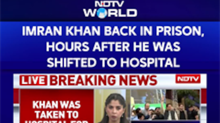 Imran Khan Back In Prison, Hours After He Was Shifted To Hospital