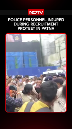 Bihar News | Police Personnel Injured Amid Tense Confrontation At Recruitment Protest In Patna