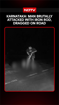 Karnataka: Man Brutally Attacked With Iron Rod, Dragged On Road