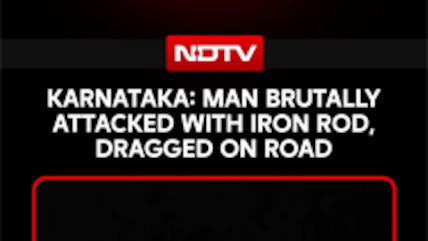 Karnataka: Man Brutally Attacked With Iron Rod, Dragged On Road