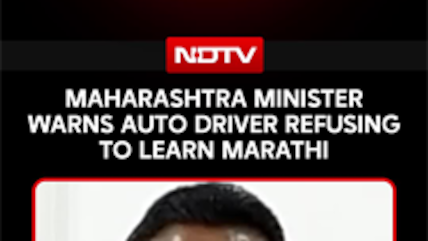 Maharashtra Minister Warns Of Action Against Auto Drivers Refusing To Learn Marathi