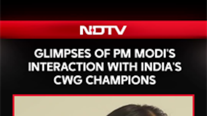 Glimpses of PM Modi's Interaction With India's Commonwealth Game Champions