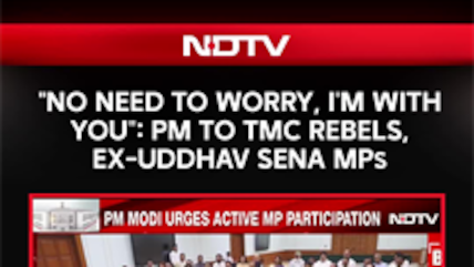 "No Need To Worry, I'm With You": PM To Trinamool Rebels, Ex-Uddhav Sena MPs
