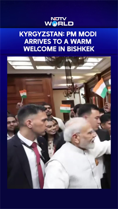 PM Narendra Modi Gets Warm Welcome From Indian Community In Bishkek Ahead Of SCO Summit