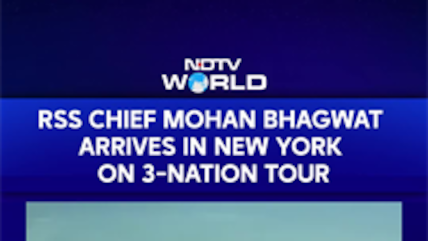 RSS Chief Mohan Bhagwat Begins 3-Nation Outreach Tour, Arrives in New York