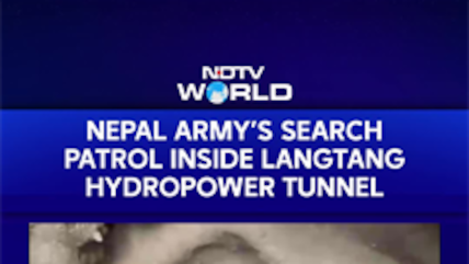 On Camera, Nepal Army's Search Patrol Inside Langtang Hydropower Tunnel