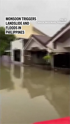 Monsoon Rains Trigger Landslides, Floods Across Philippines