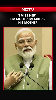 PM Modi | 'I Miss Her': PM Modi Remembers His Mother