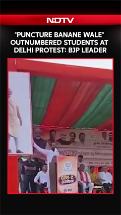 "Puncture Banane Wale" Outnumbered Students At Delhi Protest: BJP Leader Ramesh Bidhuri