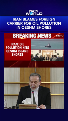 Iran Blames Foreign Carrier For Oil Pollution In Qeshm Shores
