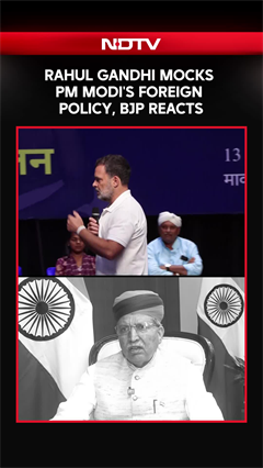 Rahul Gandhi Mocks PM Modi's Foreign Policy, BJP Reacts