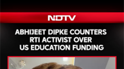 CJP's Abhijeet Dipke Counters RTI Activist Over US Education Funding