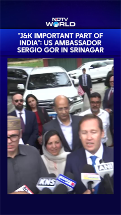 "J&K Important Part Of India": US Ambassador Sergio Gor In Srinagar
