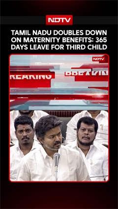 Tamil Nadu Announces 365-Day Maternity Leave For Third Child