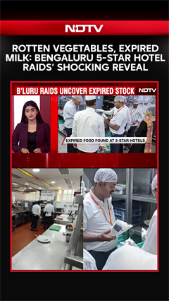 Rotten Vegetables, Expired Milk Found In Bengaluru 5-Star Hotel Raids