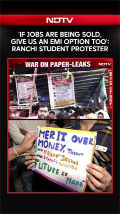 Ranchi Protest | 'If Jobs Are Being Sold, Give Us An EMI Option Too': Ranchi Students' Sharp Message