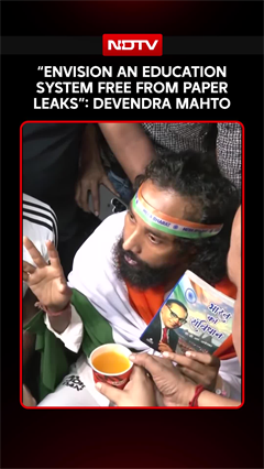 "Envision An Education System Free From Paper Leaks": Devendra Mahto As He Ends Hunger Strike