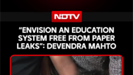 "Envision An Education System Free From Paper Leaks": Devendra Mahto As He Ends Hunger Strike
