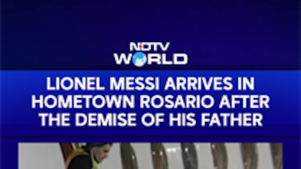 Lionel Messi Arrives In Hometown Rosario Following The Death Of His Father Jorge Messi