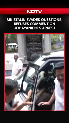 Udhayanidhi Stalin Arrest | MK Stalin Evades Questions, Refuses Comment On Udhayanidhi's Arrest