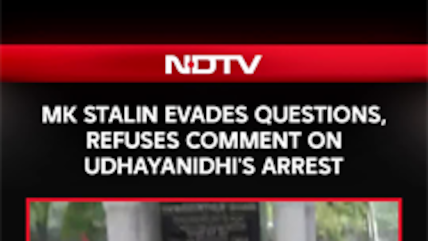 MK Stalin Evades Questions, Refuses Comment On Udhayanidhi's Arrest