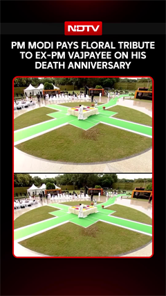 Video: PM Modi Pays Tribute To Ex-PM Atal Bihari Vajpayee At ‘Sadaiv Atal’ On His Death Anniversary