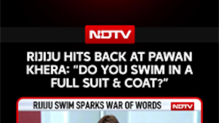 Rijiju Hits Back At Khera: "Do You Swim In A Full Suit & Coat?"