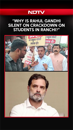 "Why Is Rahul Gandhi Silent?" Sambit Patra Targets Rahul Gandhi Over Jharkhand Students' Crackdown