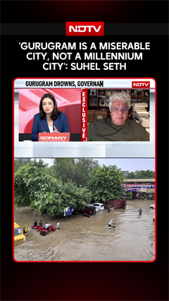 "Gurugram Is A Miserable City": Suhel Seth On Flood Chaos