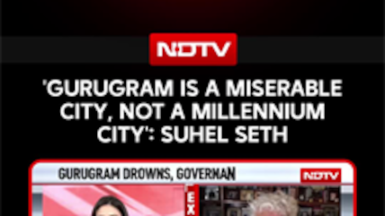 "Gurugram Is A Miserable City": Suhel Seth On Flood Chaos
