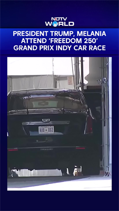 US News | President Trump Watches IndyCar Race In Washington As Freedom 250 Grand Prix Makes History