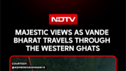 Vande Bharat Train Offers Stunning Journey Through Misty Western Ghats