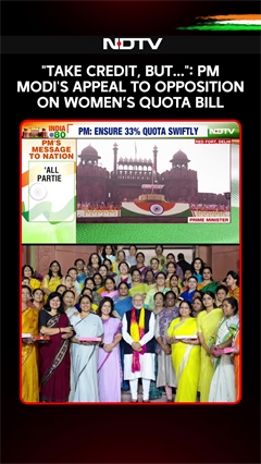 "Take Credit, But...": PM Modi's Appeal To Political Parties On Women's Quota Bill