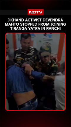 Jharkhand Activist Devendranath Mahato Stopped From Joining Tiranga Yatra, Dragged Into Hospital