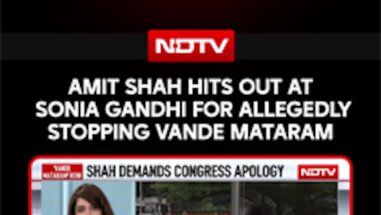 "Country Won't Forgive": Amit Shah Demands Sonia Gandhi's Apology