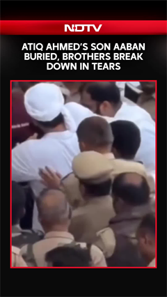 Atiq Ahmed&rsquo;s Son Aaban Buried In Prayagraj, Brothers Break Down In Tears