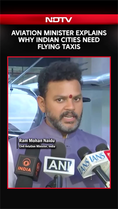 Aviation Minister Explains Why Indian Cities Need Flying Taxis